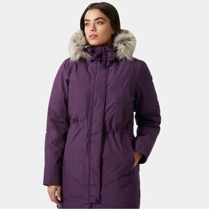 HELLY HANSEN Purple Insulated Winter Parka